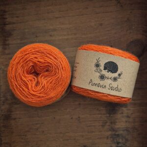 Pelote de laine fine 20/2 | Orange sanguine garance