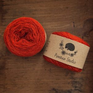 Pelote de laine fine 20/2 | Rouge coquelicot garance